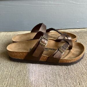 Mayari Classic Footbed Golden Brown Birko-Flor SZ 39 L8 - M6 (NEVER WORN)